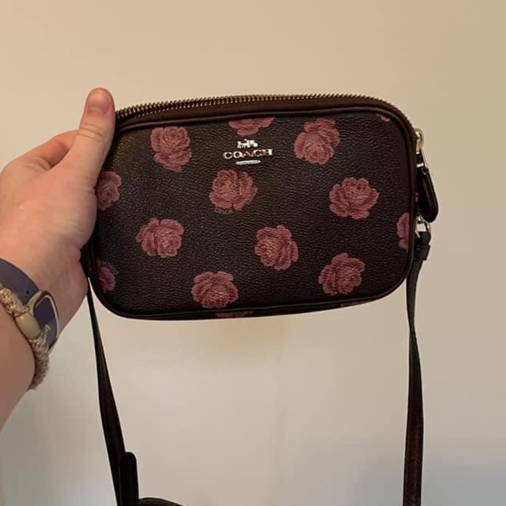 Floral Coach Modern Crossbody Bag
